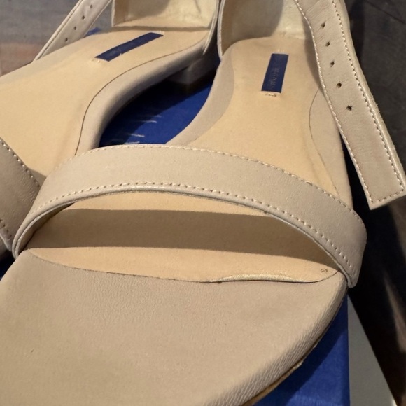Stuart Weitzman NuNaked Leather Sandals Mid Nudist Flats 40 / 9.5 with Box Bag - Picture 5 of 6